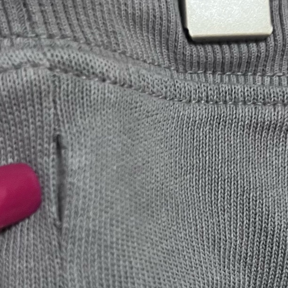 Zella Organic Cotton Shorts Cuffed Hem Drawstring XS Athleisure Granola Girl Gym - Picture 14 of 15